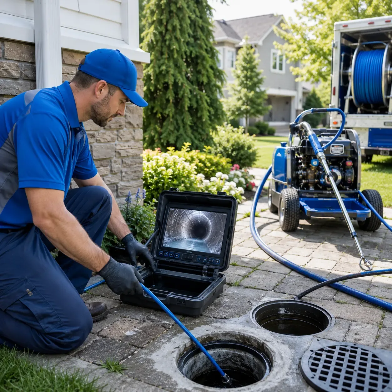Outdoor drain cleaning professionals serving Albany, VT
